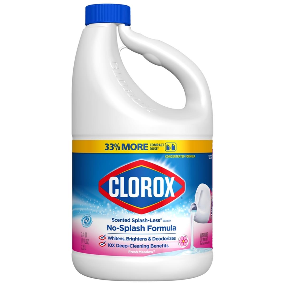Picture of Clorox 1018575 7 oz Splash-Less Clean Fresh Meadow Bleach - Pack of 6