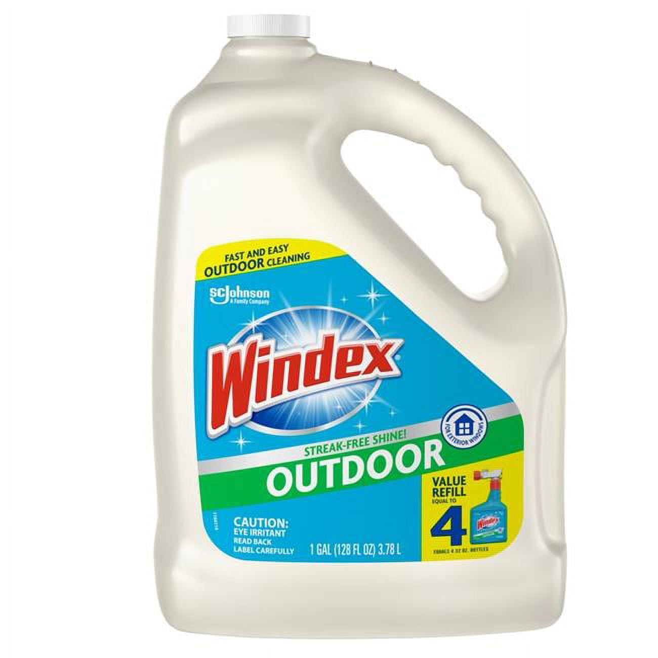 128 oz Liquid Original Scent Outdoor Glass Cleaner - Pack of 4