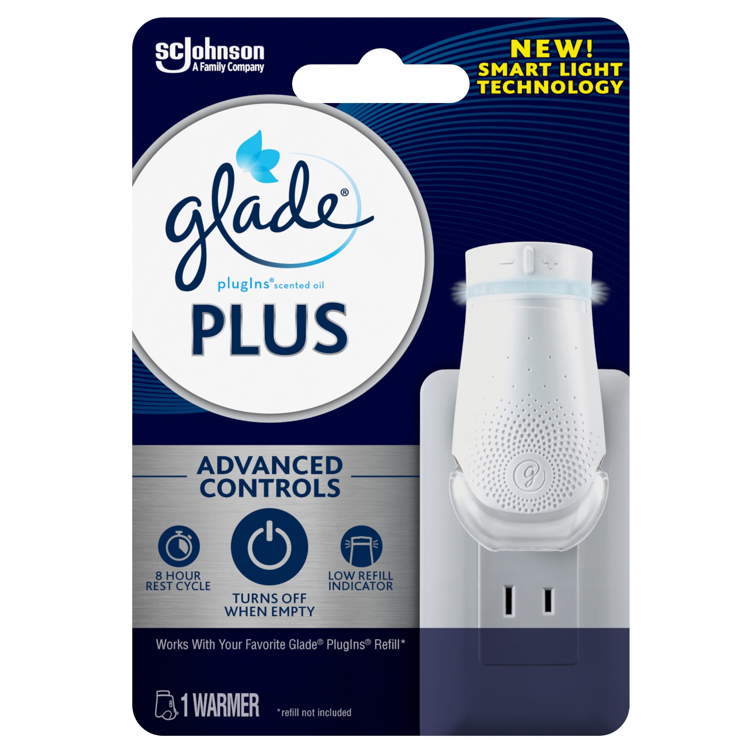 1024125 1 Liquid Plug-Ins None Scent Air Freshener Oil Warmer - Pack of 5