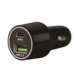 Picture of Fabcordz 3006960 USB Car Charger&#44; Black