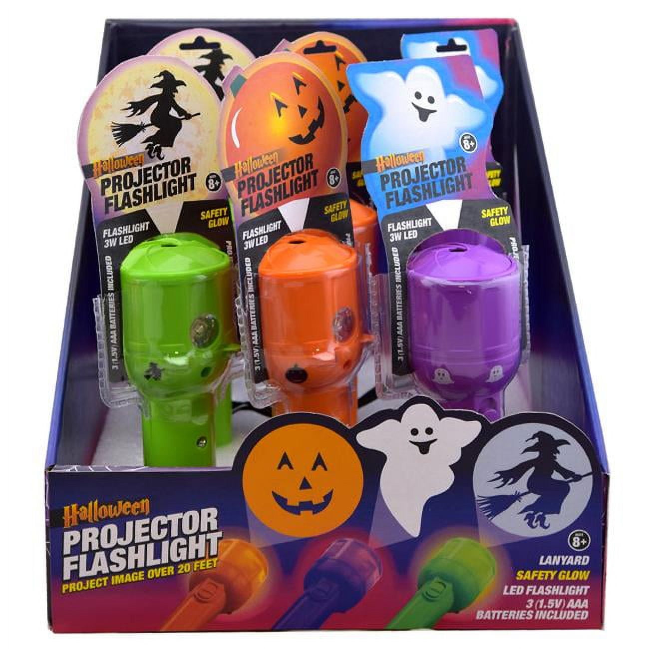 Magic Season Decor Projector Flashlight Halloween - Pack of 15