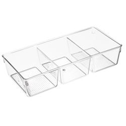 Picture of Interdesign 6032188 Clarity Plastic Storage Tray Organizer&#44; Clear