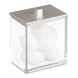 Picture of Interdesign 4005100 Clarity Brushed Clear Plastic Canister