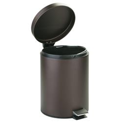 Picture of Interdesign 6027719 5 Liter Bronze Stainless Steel Step-On Wastebasket - Pack of 2