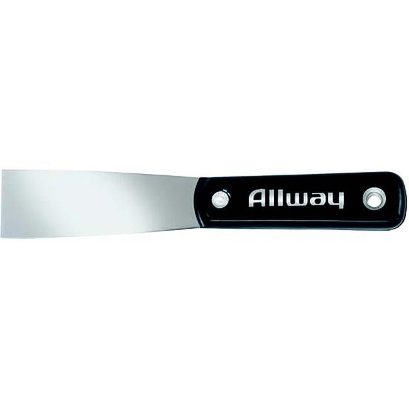 Picture of Allway 1665892 1.25 in. Carbon Steel Stiff Putty Knife - Pack of 5