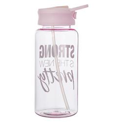 Picture of Aladdin 6035145 33 oz Strong is the New Pretty Pink BPA Free Kids Water Bottle