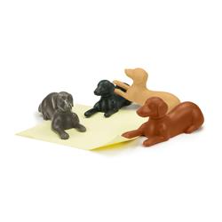 Picture of Fred 9075312 Plastic Pups Magnet&#44; Assorted Color - Pack of 4