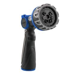 7015327 Q-Series 7 Multi-Pattern Metal Hose Nozzle, Blue