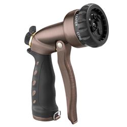 7015488 7 Multi-Pattern Zinc Turret Nozzle, Brown