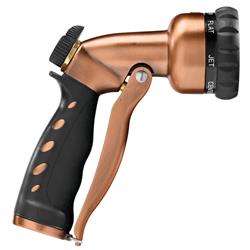 7015484 7 Multi-Pattern Zinc Turret Nozzle, Copper