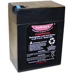 Picture of Parmak 7017774 6V Solar-Powered Fencer Battery&#44; Black