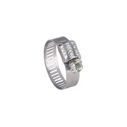 4005878 0.312 to 0.625 in. Micro-Gear SAE 4 Silver Hose Clamp Stainless Steel Screw - Pack of 10