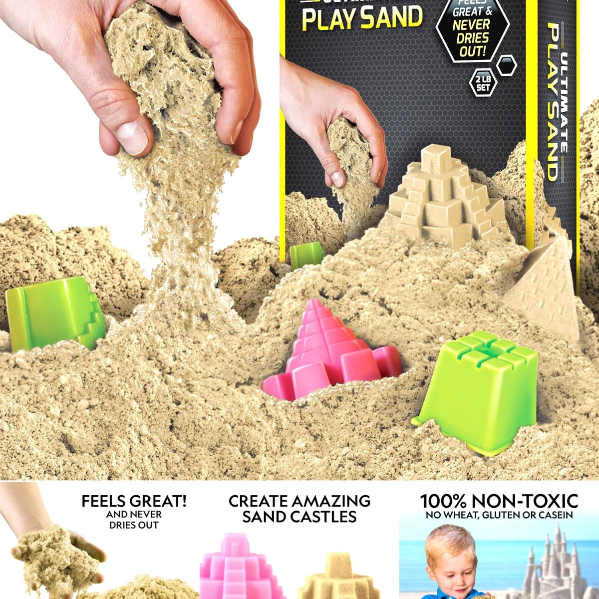 Picture of National Geographic 9075735 Ultimate Play Sand Clay&#44; Natural