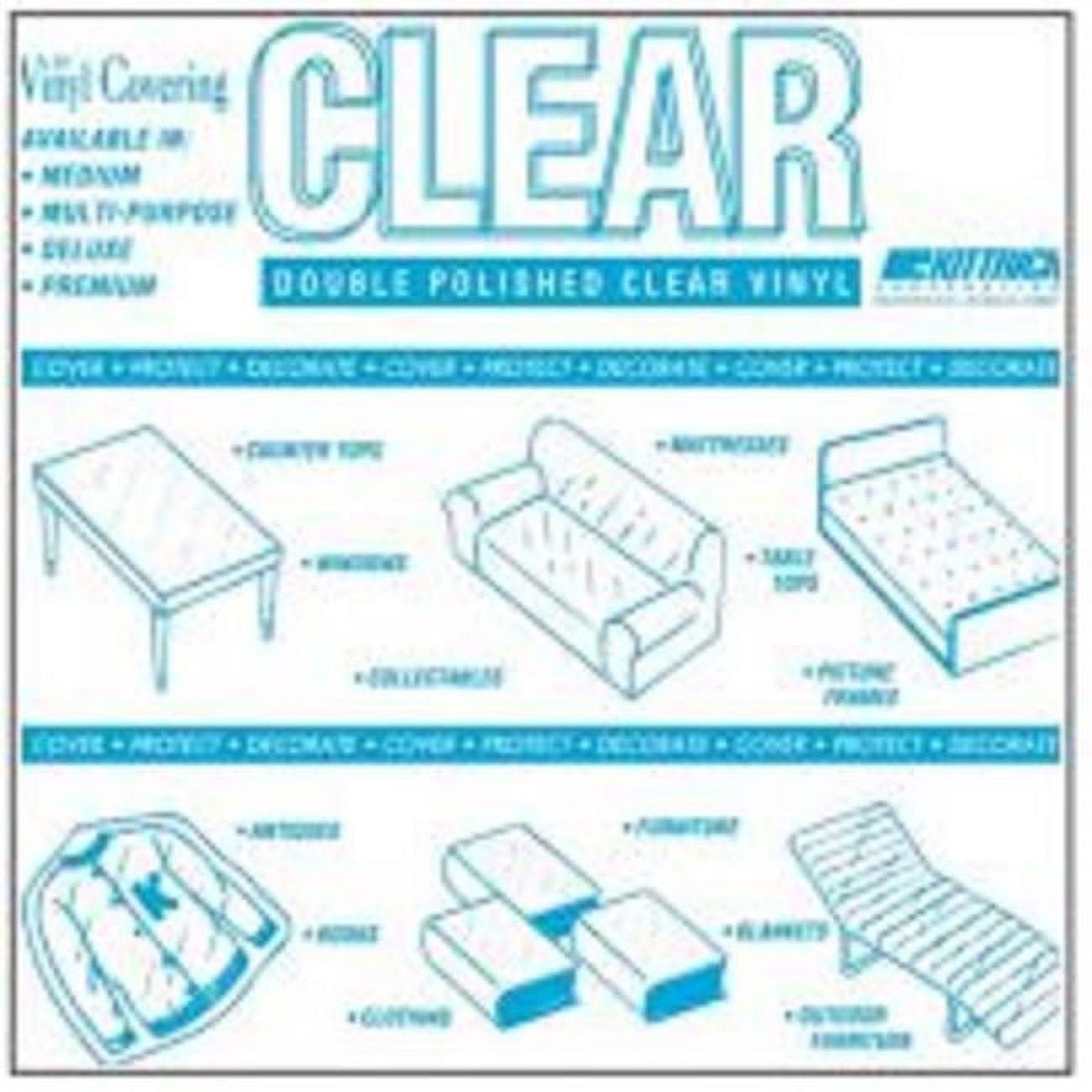 Picture of Magic Cover 6033482 75 ft. x 54 in. Clear Non-Adhesive Deluxe Roll
