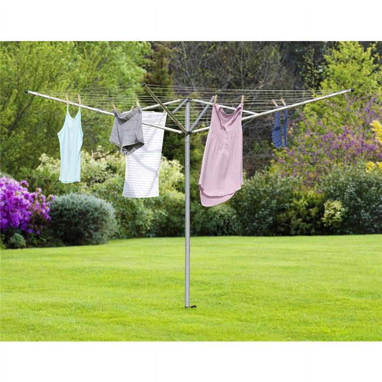 Aluminum Clothes Drying Rack, Silver