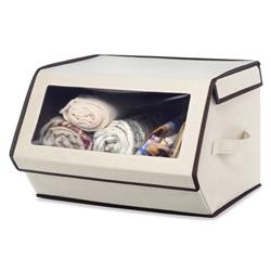 Picture of Whitmor 6035431 Stackable Window Storage Box&#44; Aqua