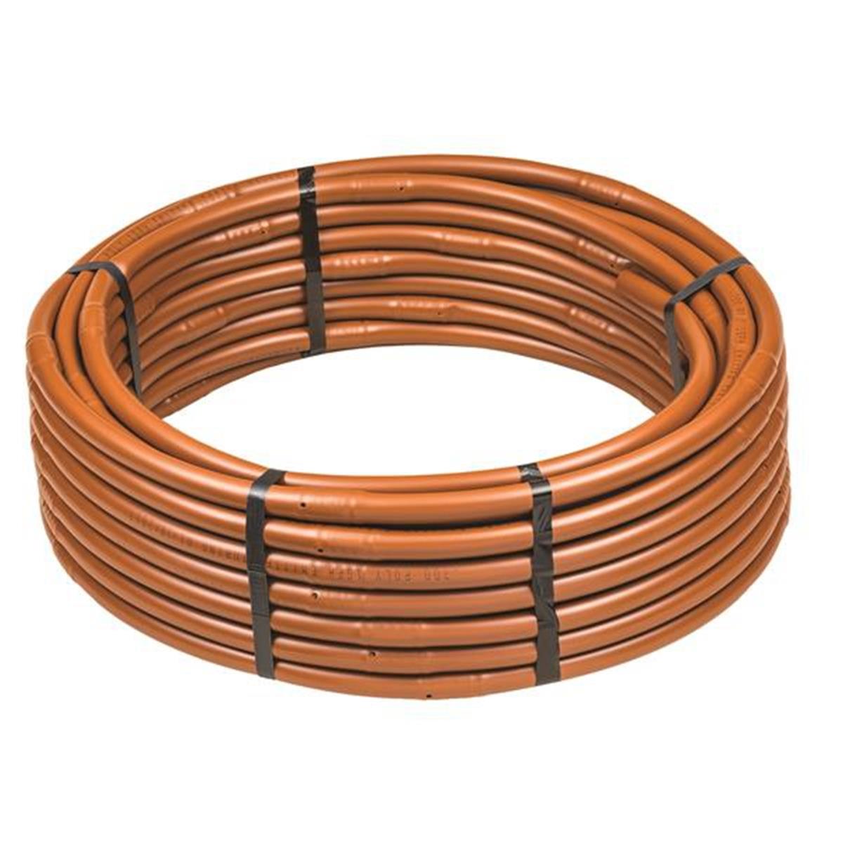 7004115 0.5 in. x 100 ft. Polyethylene Drip Irrigation Emitter Tubing, Brown