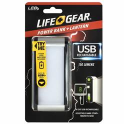 Picture of Life Gear 3006502 150 Lumens Life Gear - Storm Proof LED Dimple Lantern&#44; Black & Gray