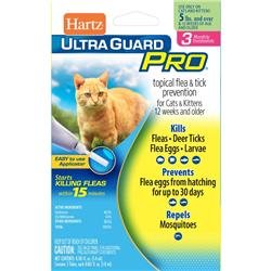 Picture of Hartz 8064779 Etofenprox Ultraguard Pro Liquid Cat Flea & Tick Drops - Pack of 3