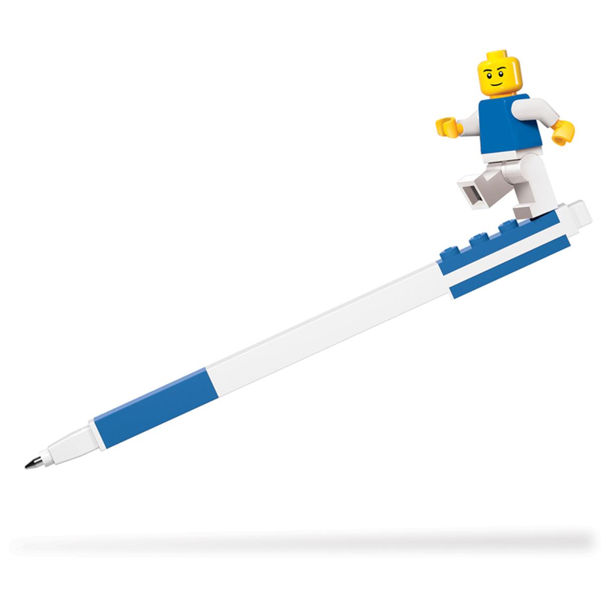 Picture of Lego 9338047 Figurine Blue Gel Pen&#44; Blue & White
