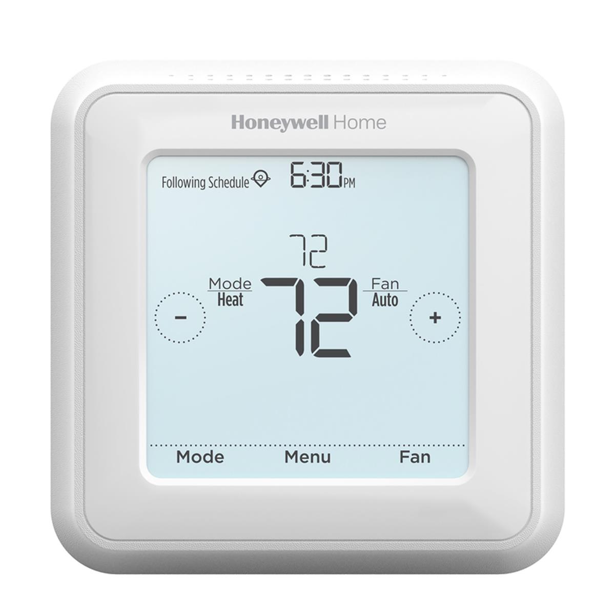 Picture of Honeywell 4007213 Heating & Cooling Touch Screen Programmable Thermostat&#44; White