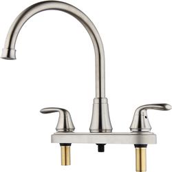 Picture of Innova 4005291 Morganite Two Handle Brushed Nickel Kitchen Faucet Side Sprayer