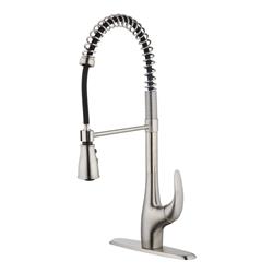 Picture of Innova 4005289 Sapphire One Handle Pulldown Kitchen Faucet&#44; Stainless Steel