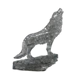 Picture of Bepuzzled 9075264 Plastic Crystal Puzzle 3D Wolf&#44; Black - 38 Piece
