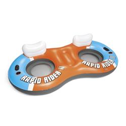 8066503 Multicolored Vinyl Inflatable Rapid Rider II Floating Tube