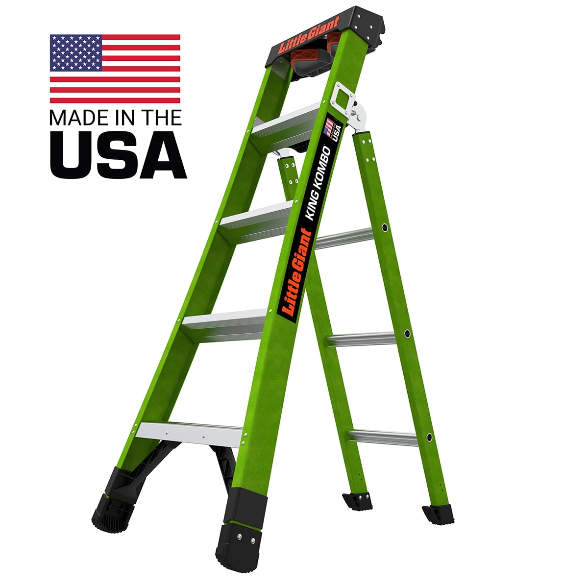 5 ft. x 24 in. Type 1AA 375 lbs Fiberglass Multi Position Ladder -  Little Giant, LI9081