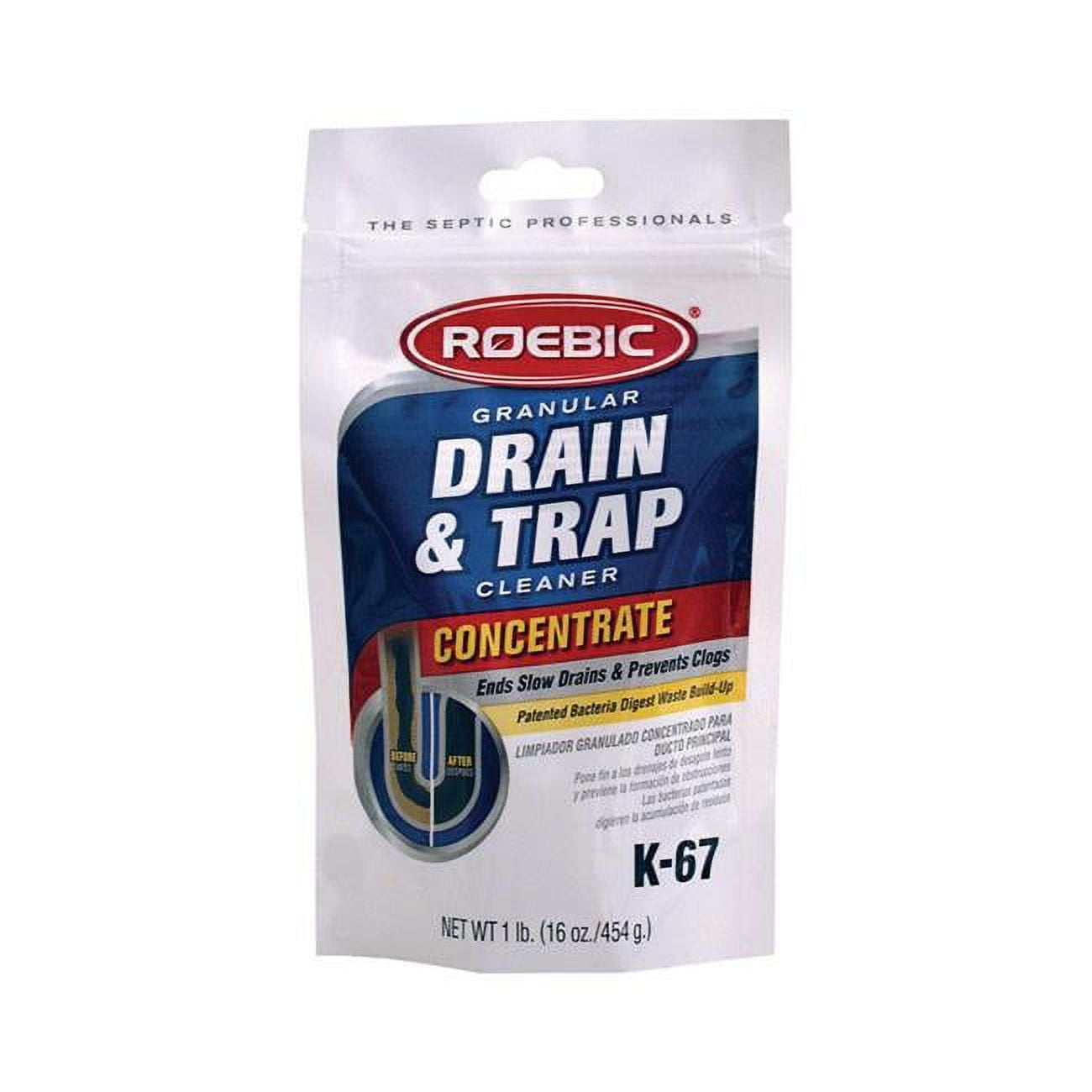 4495693 16 oz Crystals Drain & Trap Cleaner - Pack of 12 -  ROEBIC LABORATORIES