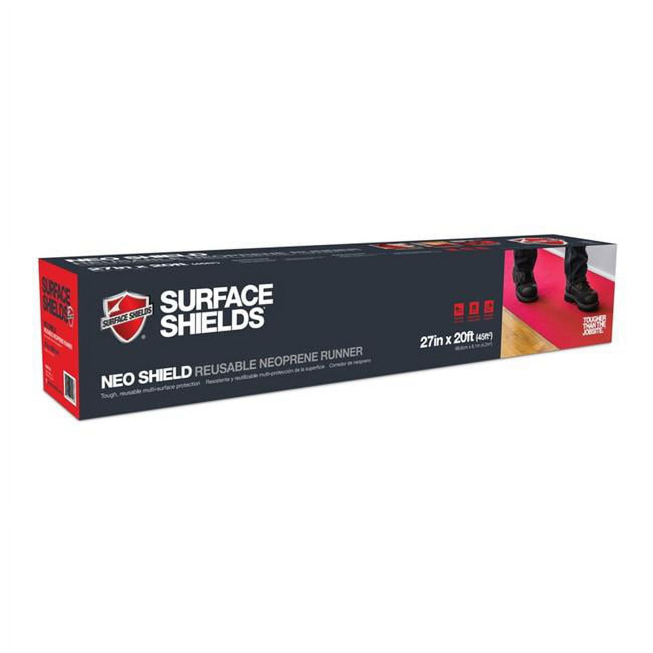 Surface Shield Neo Shield Neoprene Runner, Red, 27 Inch x 20 Ft. - NSR2720