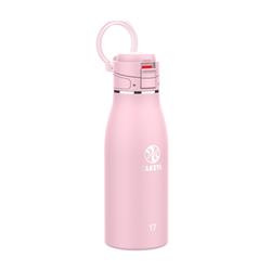 Picture of Takeka 6005201 17 oz Insulated Stainless Steel Travel Mug with Flip-Lock Spout Lid, Blush