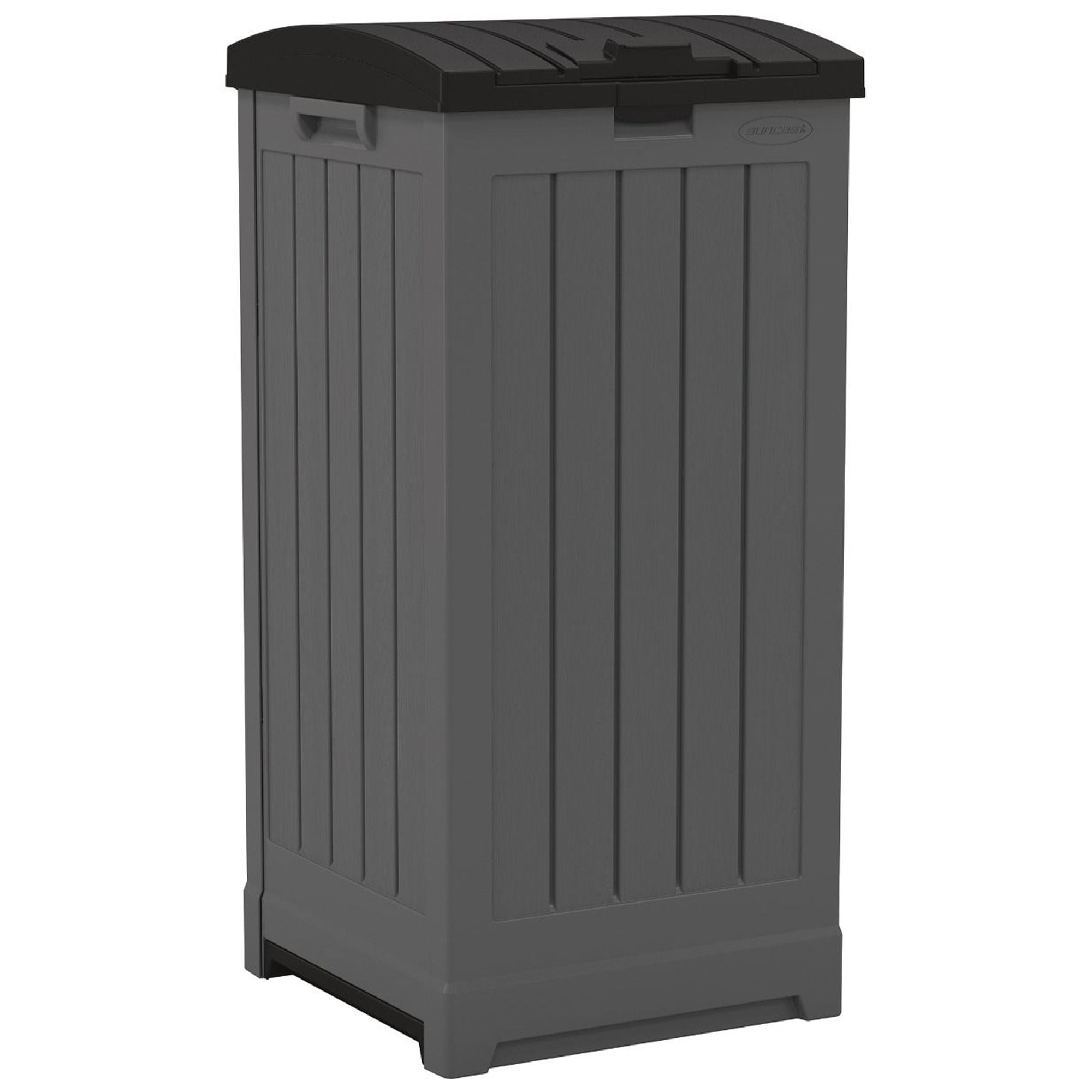 39 gal Trash Hideaway Resin Trash Can with Lid