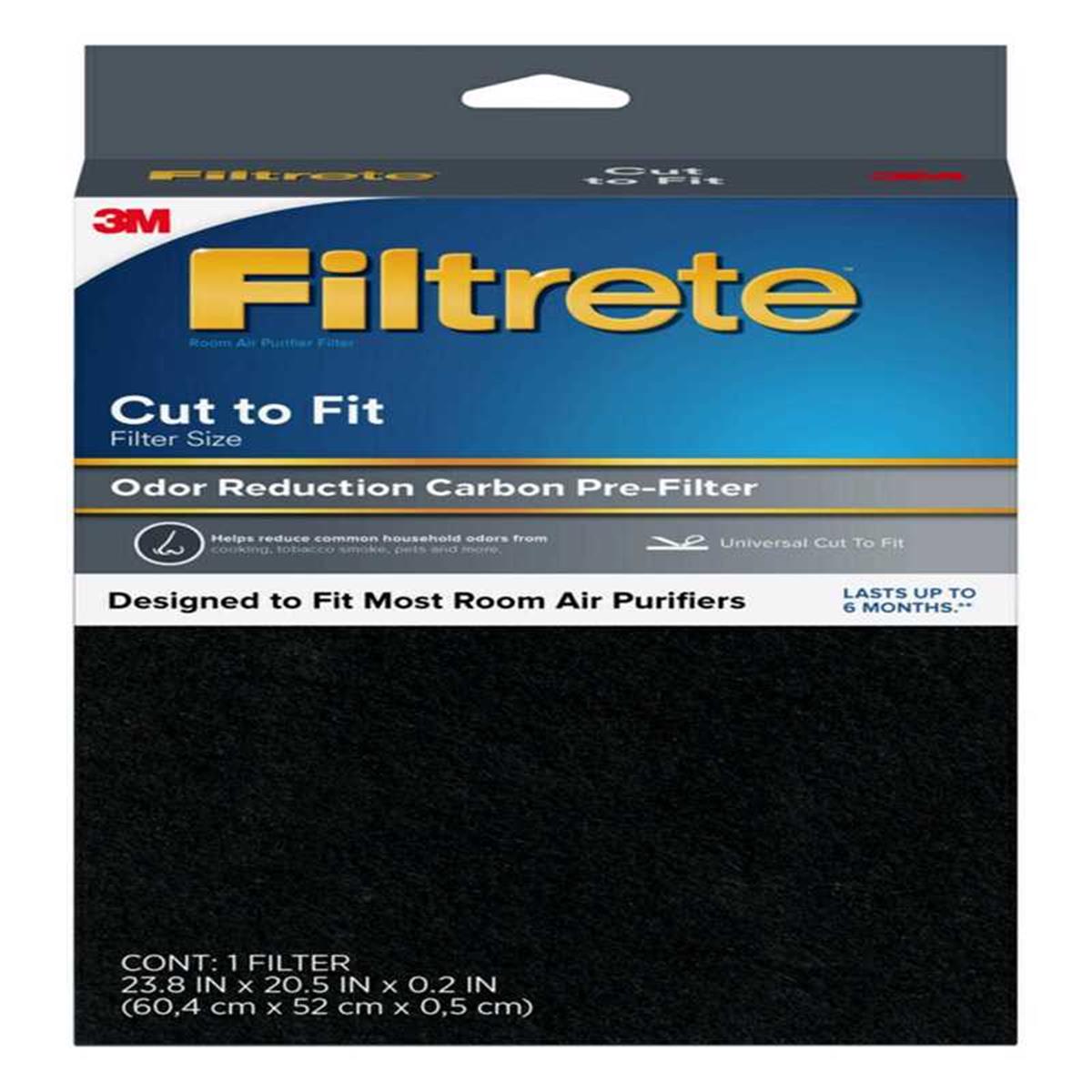 Picture of 3M 4003539 Filtrete Odor Reduction Carbon Pre-Filter Room Air Purifier Filter