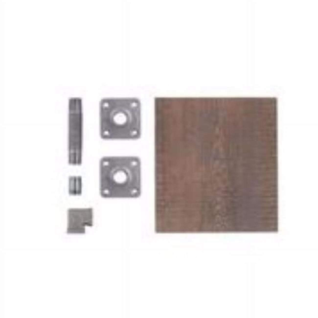 8 in. Black Boulder Shelf Kit