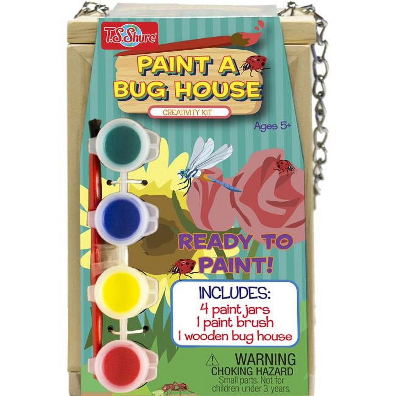 Picture of TS Shure 9073650 Paint a Bug House Kit&#44; Wood - 6 Piece - Pack of 6
