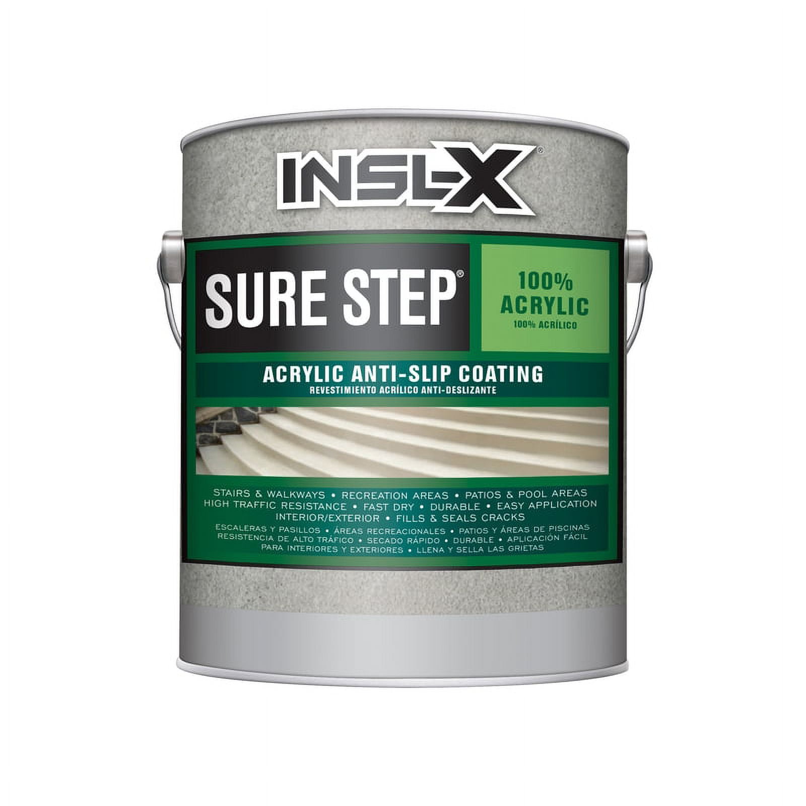 Picture of Insl-X 1023252 1 gal Sure Step Flat White Water-Based Anti-slip Coating