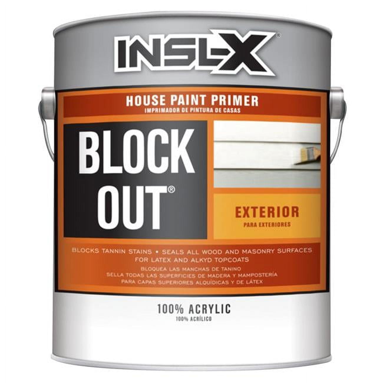 1 gal Block Out White Flat Acrylic Primer
