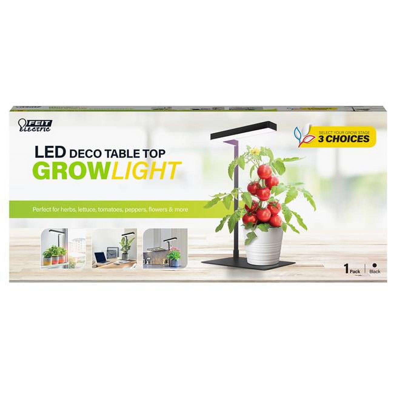 Picture of Feit Electric 3009480 14 watt Grow Light & Stand&#44; Black