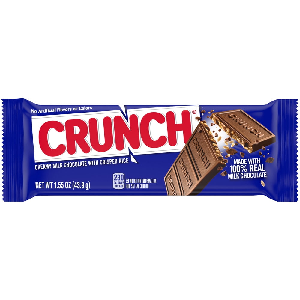 93588 1.55 oz Milk Chocolate with Crisped Rice Candy Bar, Pack of 36 -  Crunch