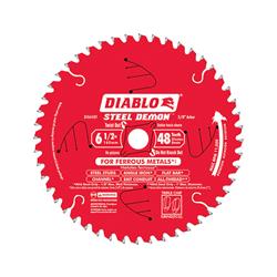 6.5 x 0.62 in. S Carbide Tipped Steel Circular Saw Blade, 48 Teeth -  Diablo, DI977743
