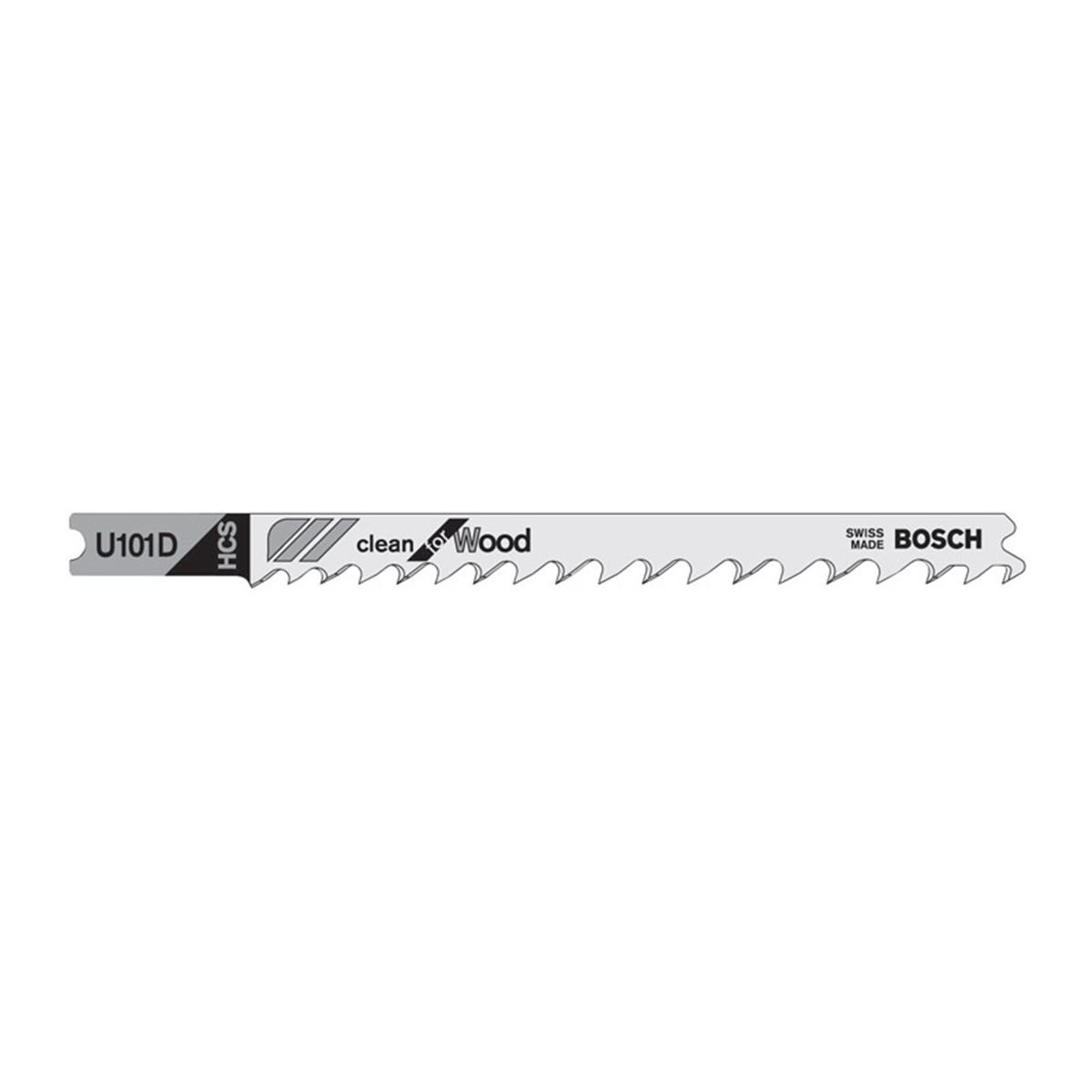 Picture of Bosch 2196764 3.62 in. High Carbon Steel U-Shank Jig Saw Blade, 6 TPI - 3 per Pack
