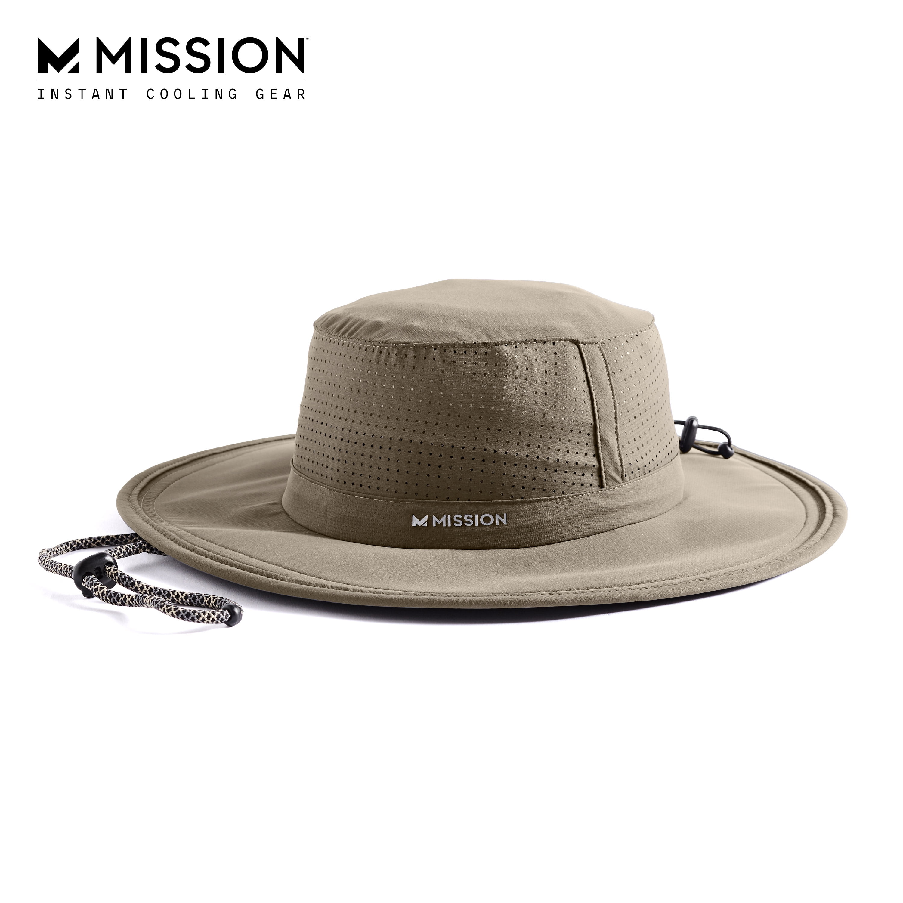 6010502 Cooling Pinnacle Booney Hat, Dark Beige -  Mission