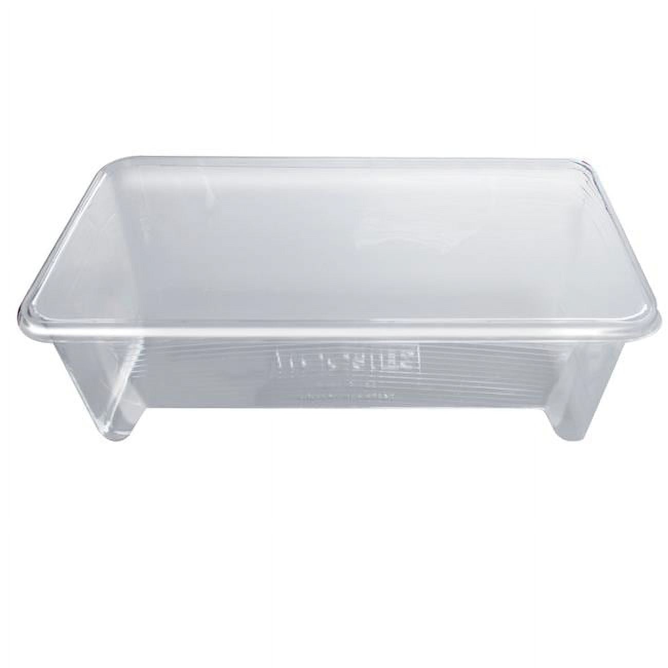 19 in. Clear Plastic Bucket Rigid Liner, Pack of 12