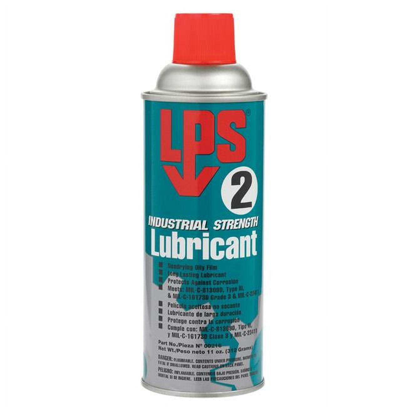 General Purpose Lubricant, 16 oz, Aerosol Spray Can, Mineral Oil Base, 350 Degrees F Max Op Temp, Brown, 2 Heavy-Duty Series