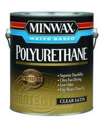 Picture of Minwax 1327931 1 gal Satin Water Based Oil-Modified Interior Polyurethane