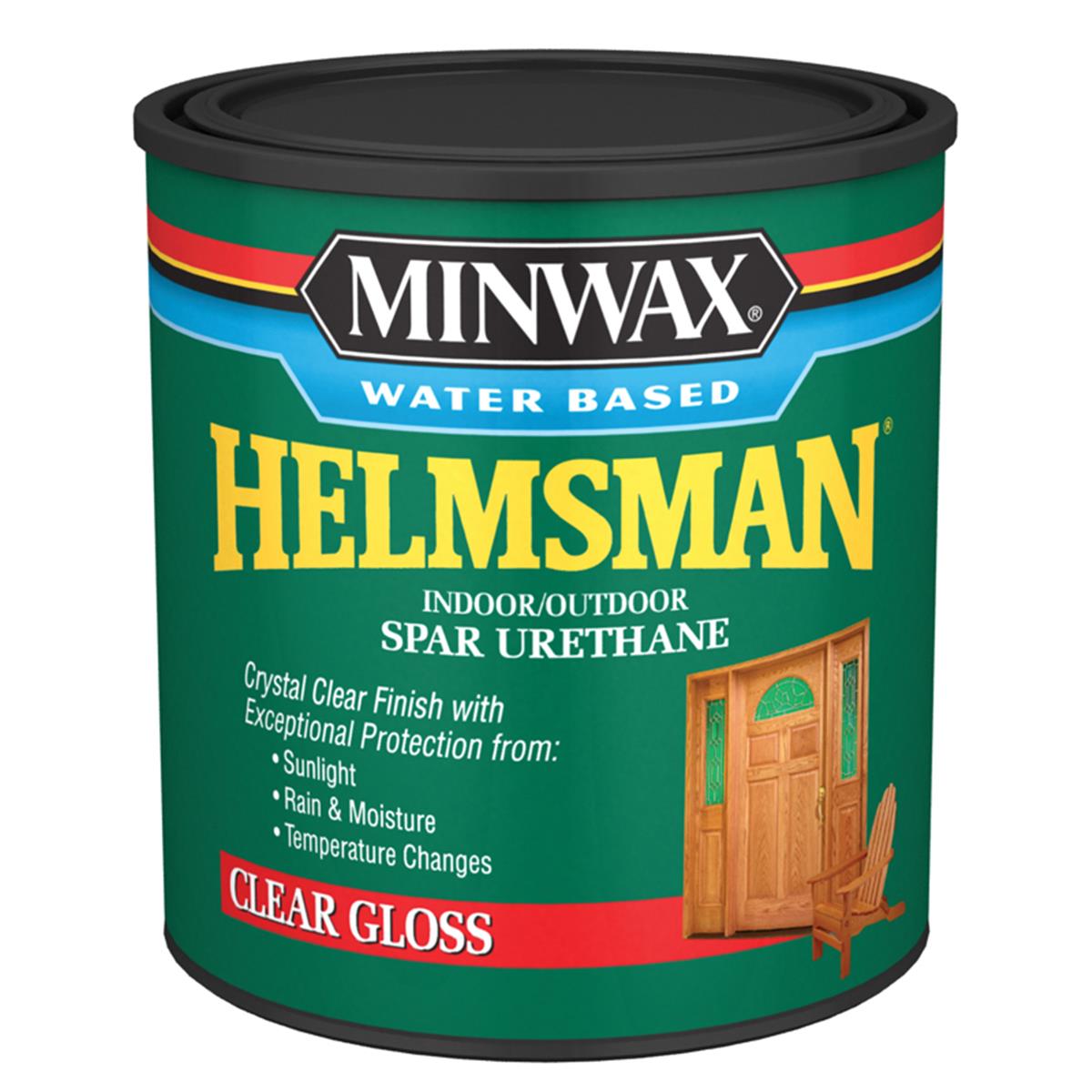 Picture of Minwax 1372952 1 qt. Helmsman Water-based Gloss Urethane