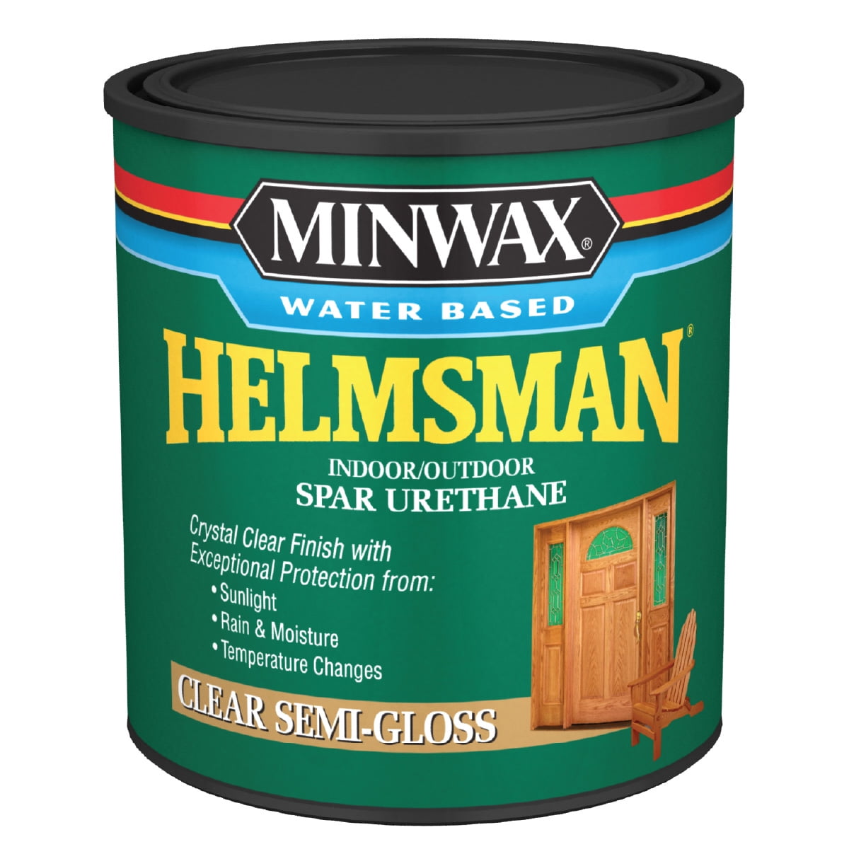 Picture of Minwax 1373026 1 qt. Helmsman Water-based Semi-Gloss Urethane