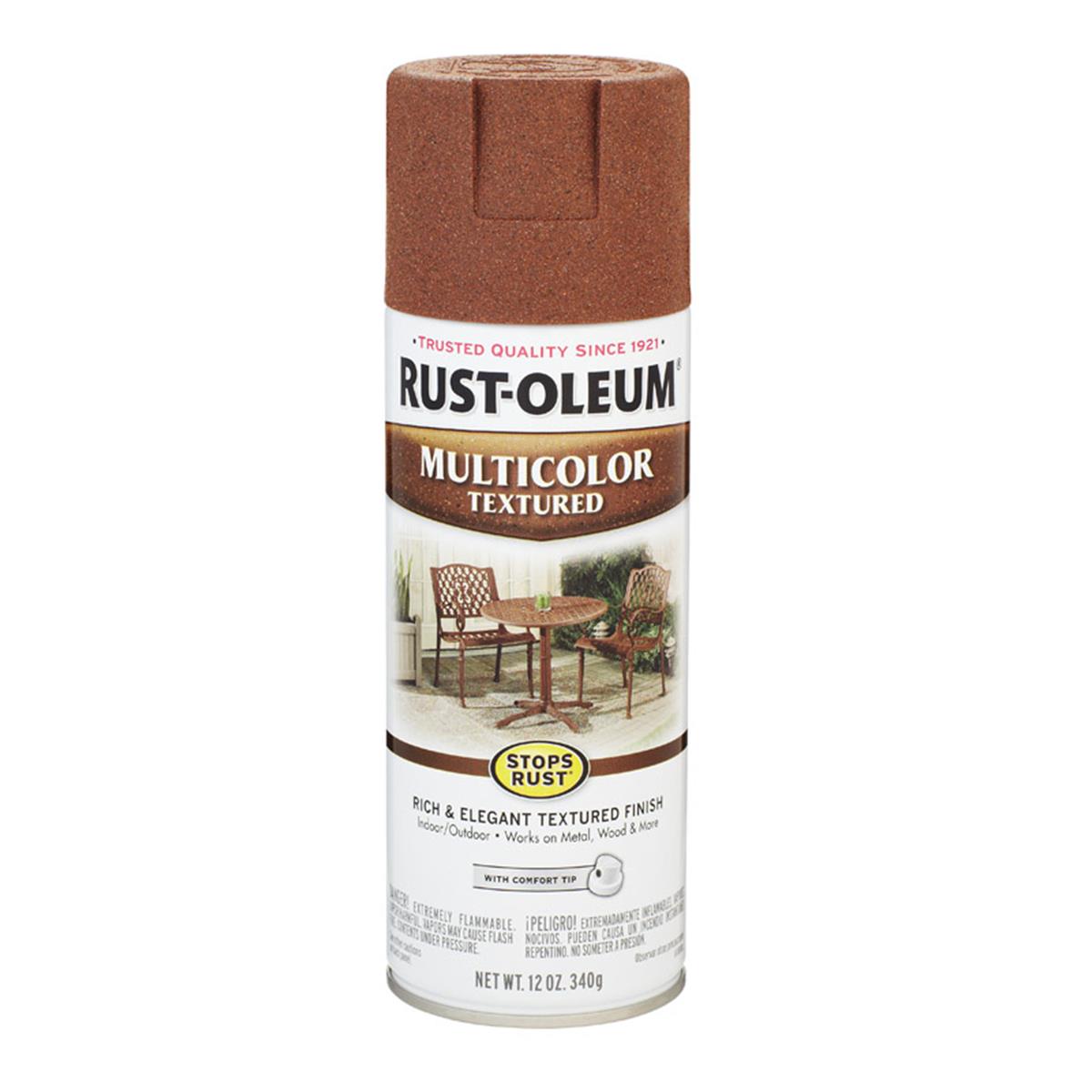 Textured Spray Paint, Rustic Umber, Textured, Solvent, 12 Oz